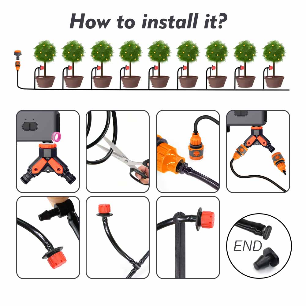 ชุดควบคุมระบบรดน้ำอัตโนมัติแบบ - Smart Garden Watering Can บทวิจารณ์และราคา