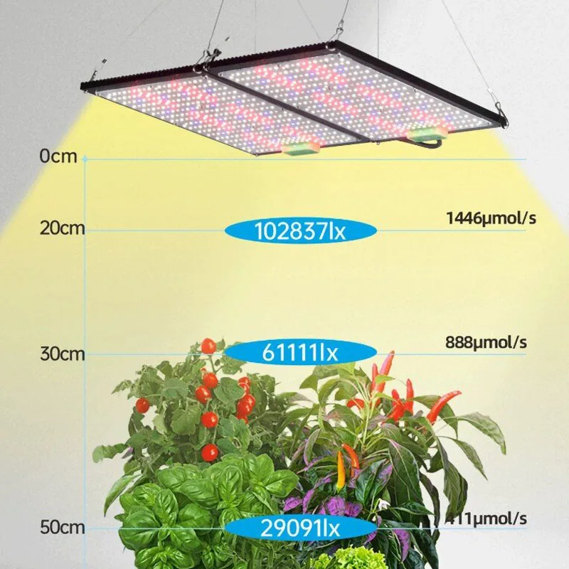 ไฟปลูกต้นไม้ LED แบบควอนตัมบอร - Plant Grow Light Full Spectrum บทวิจารณ์และราคา